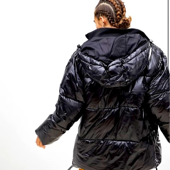 Original IVY PARK - Top Shop Oversized Black Puffer Jacket - Picture 2 of 13